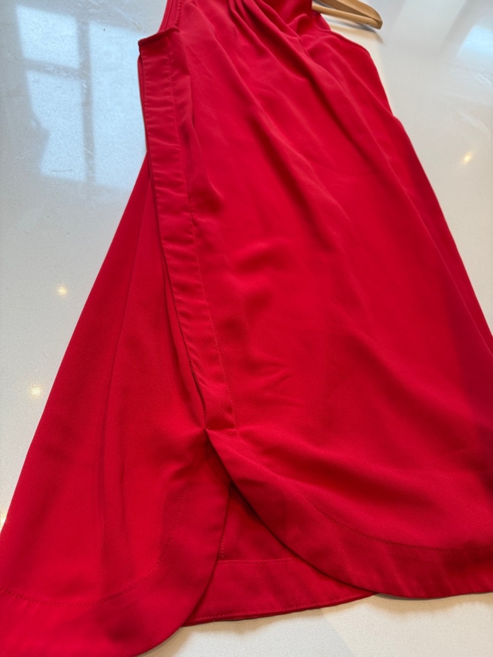Southern Tide Game Day Bright Red Halter Mini Dress, Breathable, Size L - Picture 8 of 12
